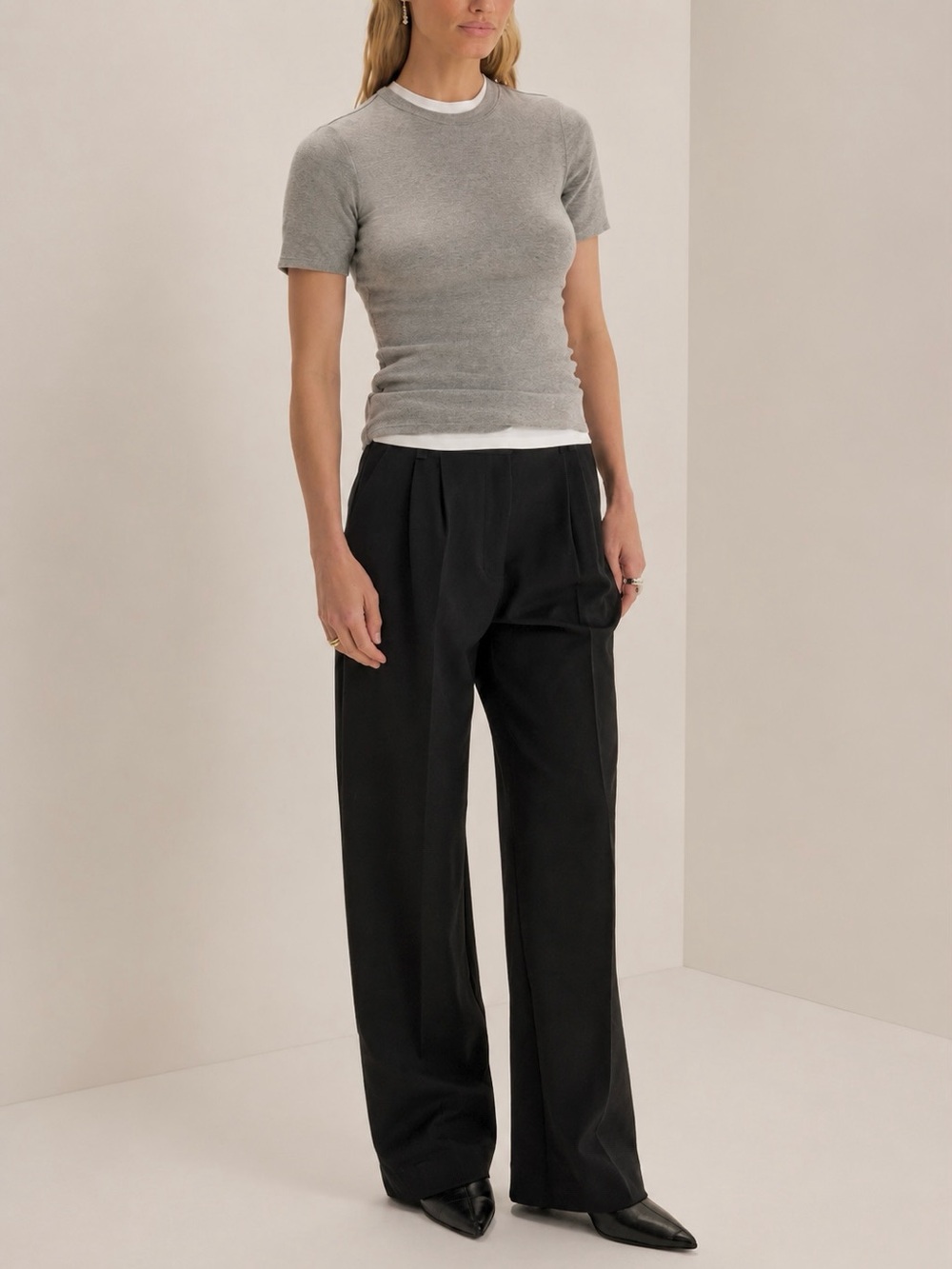 Favorite Daughter The Favorite Pant The Petite Pant High Waist Size 12 Black - Picture 3 of 14